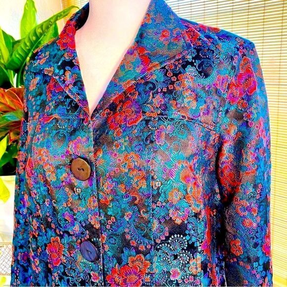 NEW BUTTON DOWN SINGLE BREASTED JACKET W/DROP POCKETS by DRAPER’S & DAMON’S PM - Picture 13 of 16